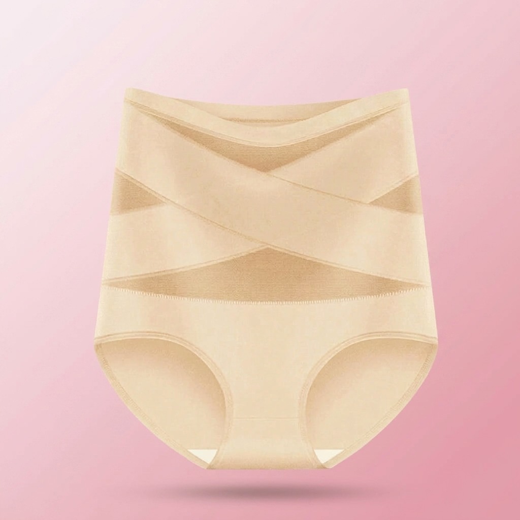 Cozylea postpartum compression panty in Nude