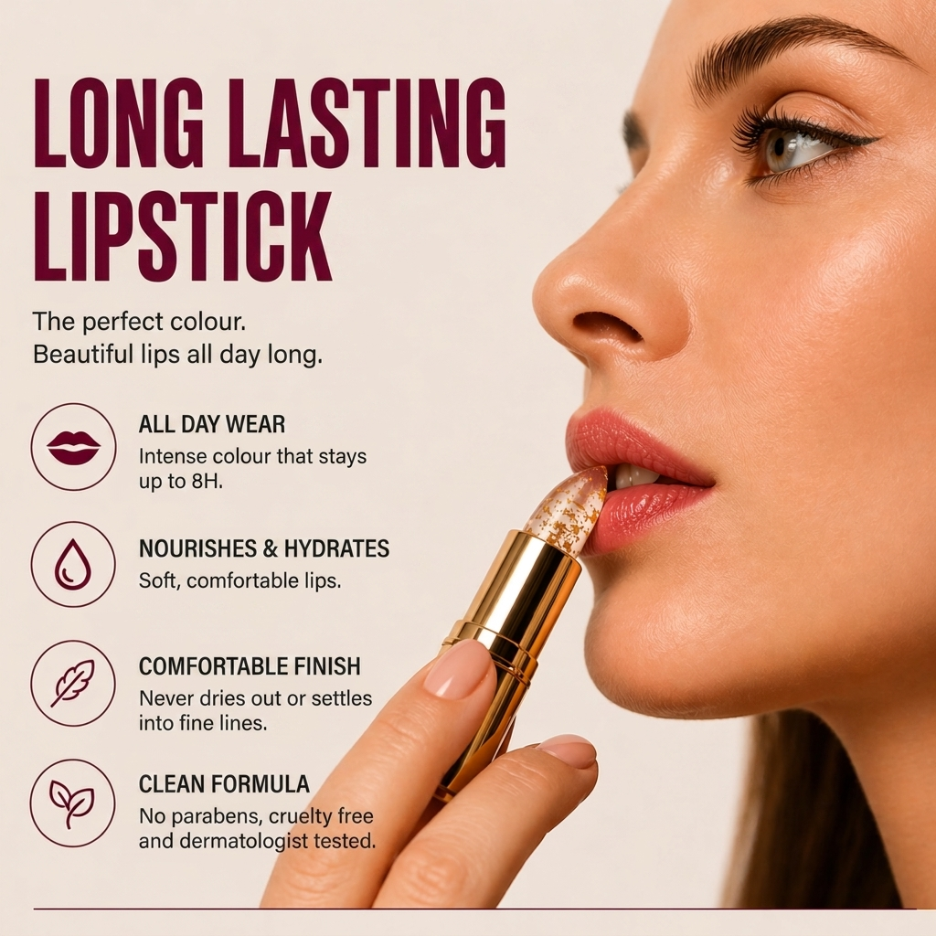 Long lasting lipstick benefits